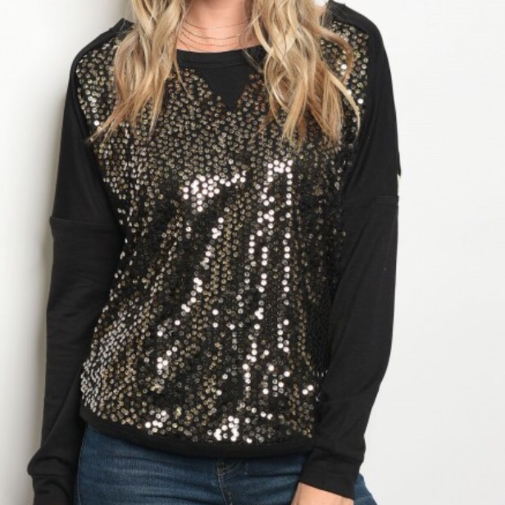 Sequin sweater